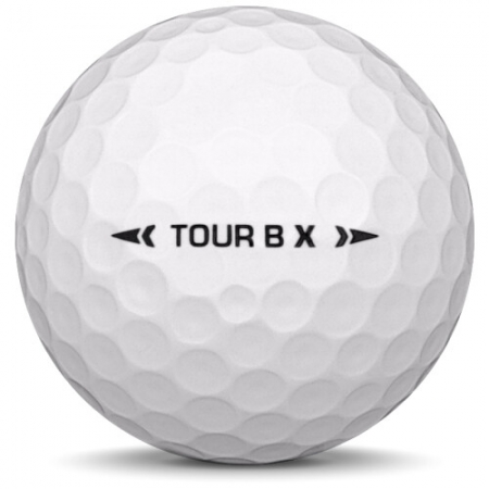 La bola de golf Bridgestone Tour B X En el modelo de año 2023.