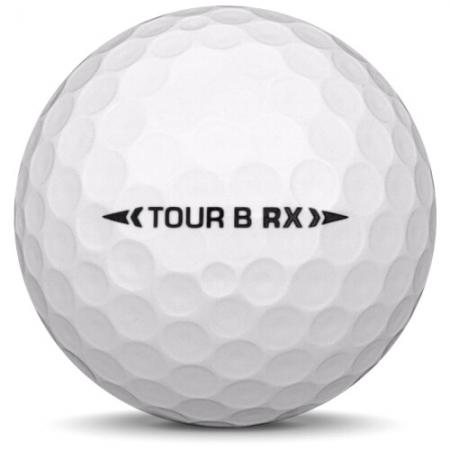 La bola de golf Bridgestone Tour B RX En el modelo de año 2023.