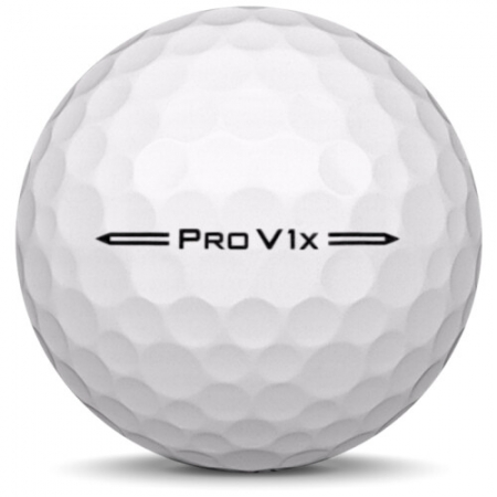 La bola de golf Titleist Pro V1x En el modelo de año 2024.