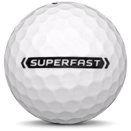 La bola de golf Callaway Superfast En el modelo de año 2024.
