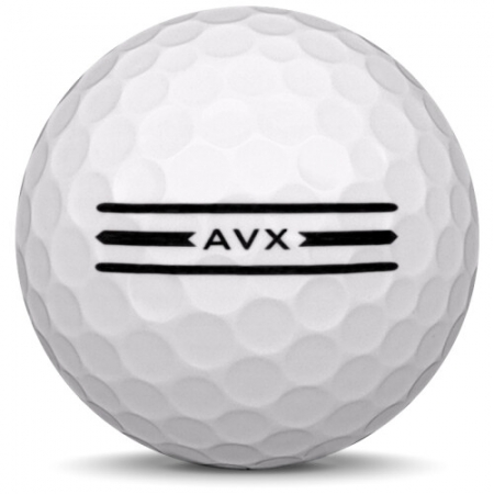 La bola de golf Titleist AVX En el modelo de año 2025.