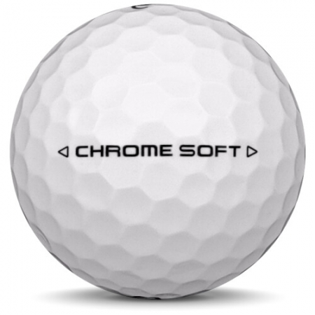 La bola de golf Callaway Chrome Soft En el modelo de año 2025.
