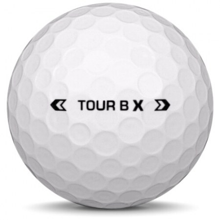 La bola de golf Bridgestone Tour B X En el modelo de año 2025.