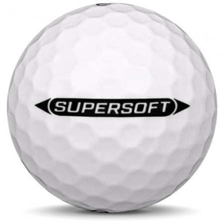 La bola de golf Callaway Supersoft En el modelo de año 2025.