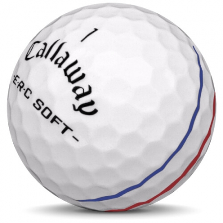 La bola de golf Callaway ERC Soft En el modelo de año 2025.