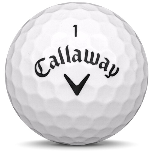 Golfboll av modellen Callaway Mix i vit färg
