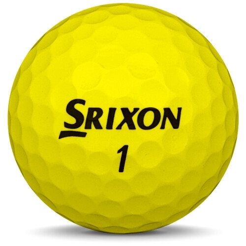 Golfboll av modellen Srixon Mix i gul färg