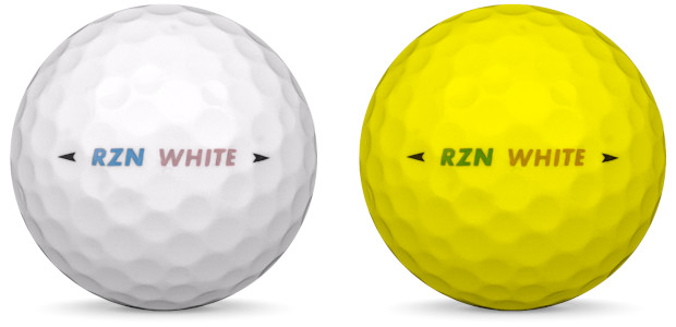 Nike RZN White Bolas de golf de diferentes colores